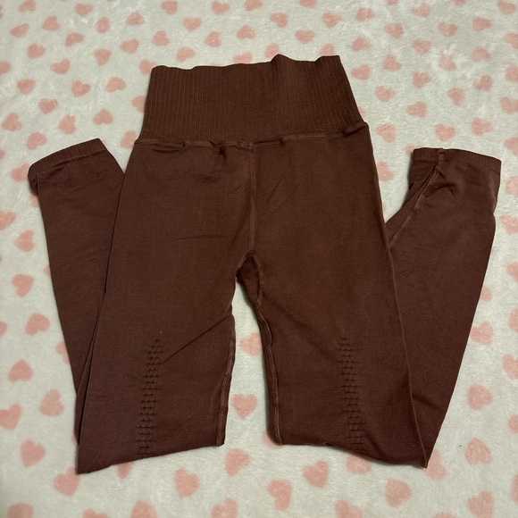 Free people good karma leggings nutmeg brown size xsmall/small - Picture 5 of 5